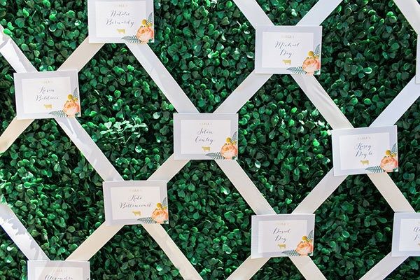 escort card table ideas