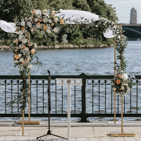 metal wedding arbor