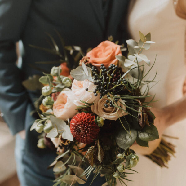 Copper Penny Flowers Summer Wedding at Boston Public Library photos by Frame and Anchor