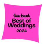The Knot Best Of Weddings 2024 Pink Awards Badge