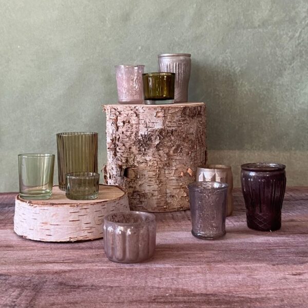 colorful glass votive b