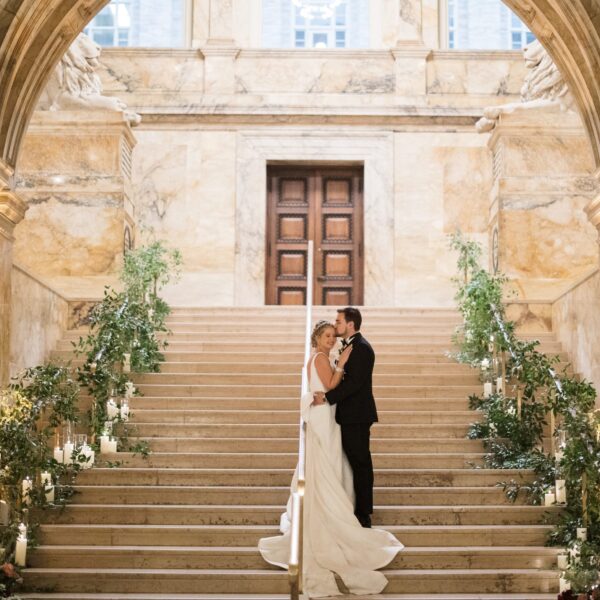 Emma and Alex at Boston Public Library