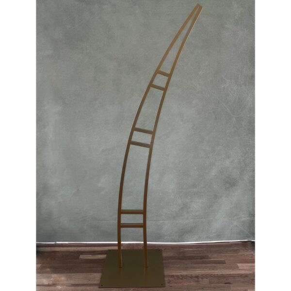 deconstructed wedding arbor no florals