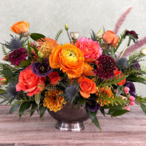 Stunning floral arrangement at Copper Penny Flowers North design studio