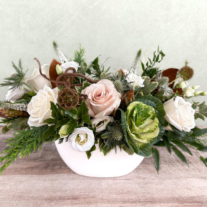 Gorgeous flower presentation at Copper Penny Flowers North studio