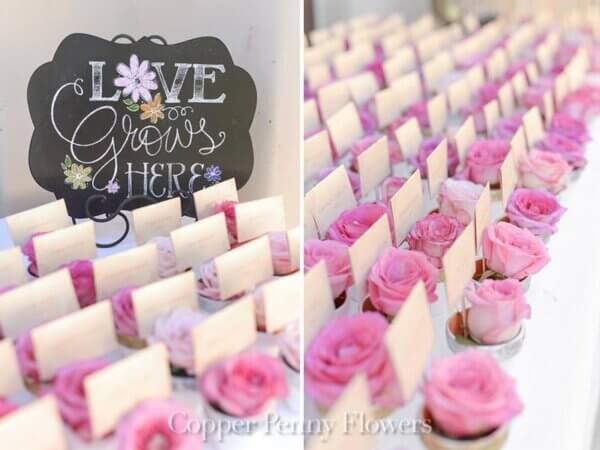 escort card table ideas