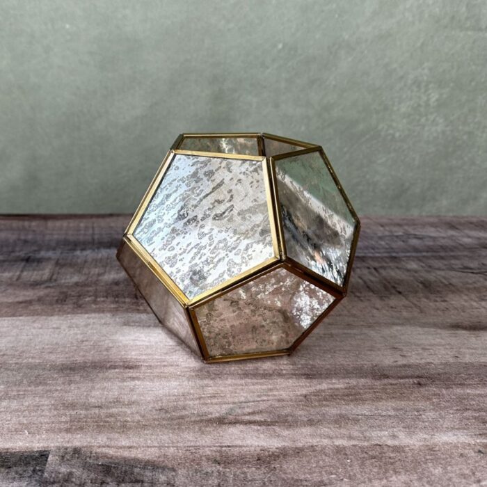 mercury glass terrarium b