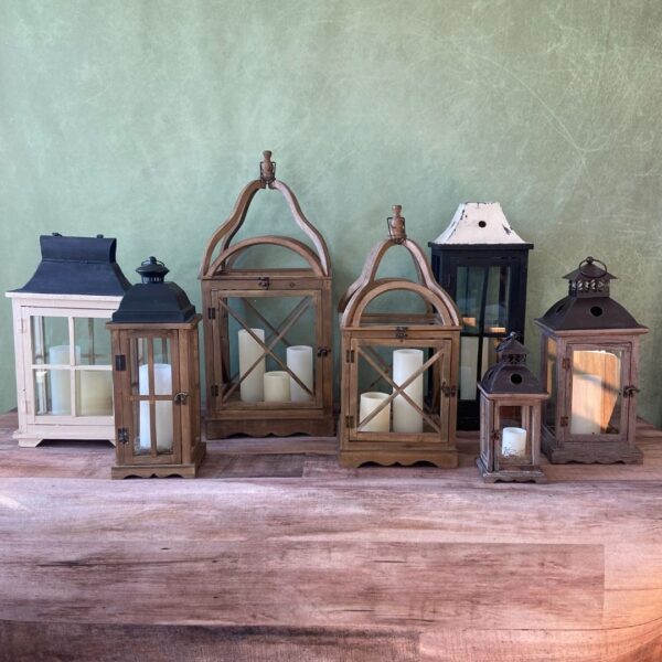 wooden lanterns b